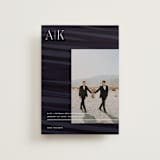 "Initially Yours" - Save the Dates in Onyx by Merian - Front