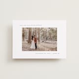 "True Minimalist" - Save the Dates in Moon by Heather Cairl - Front
