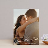 "Slant" - Save the Dates in Snow by Michelle Taylor - Front