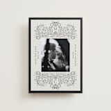 "Ornate sketched frame" - Save the Dates in Latte by Jackie Crawford - Front
