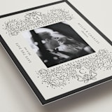 "Ornate sketched frame" - Save the Dates in Latte by Jackie Crawford - Detail