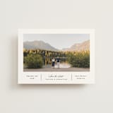 "Simple Columns" - Save the Dates in Alabaster by Erica Krystek - Front