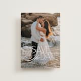 "Novella" - Save the Dates in Pearl by Brooke Chandler - Front