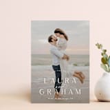 "Romantic_Script" - Save the Dates in Snow by Marina Onoprienko - Front