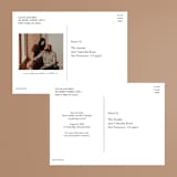 "Crazy in Love" - Save the Dates in Hot Pink by Design Lotus - Back of Card