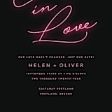 "Crazy in Love" - Save the Dates in Hot Pink by Design Lotus - Detail