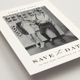 "Classic Charm" - Save the Dates in Midnight by Stacey Meacham - Detail