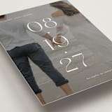 "Horizon Line" - Save the Dates in Pearl by Olivia Goree - Detail