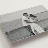 "Fleur Corner" - Save the Dates in French Blue by Carolyn MacLaren - Detail