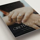 "Diamond" - Save the Dates in Lily by Darryl Don Doctor - Detail