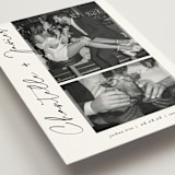 "ink pen" - Save the Dates in Onyx by Sarah Curry - Detail