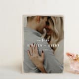 "Kindred" - Save the Dates in Nutmeg by Melissa Egan of Pistols - Front