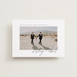 "Horizon" - Save the Dates in Silk by Kelly Schmidt - Front