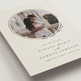 "Branched" - Save the Dates in Almond by Brianne Larsen - Detail