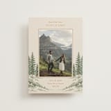 "Whispering Pines" - Save the Dates in Forest by Elly - Front