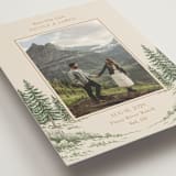 "Whispering Pines" - Save the Dates in Forest by Elly - Detail