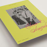 "Maximalist Poppies" - Save the Dates in Flamingo by Morgan Kendall - Detail