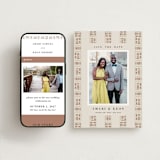 "Amari" - Save the Dates in Ivory by Oma N. Ramkhelawan - Free Wedding Website