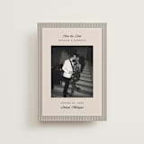 "Linea" - Save the Dates in Noir by Pixel and Hank - Front