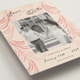 "Velvet Cherry" - Save the Dates in Blush by Sarah Rosenthal - Detail