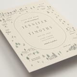 "Tahoe Lake" - Save the Dates in Cream by Sherley Ferreira - Detail