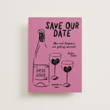 "Heart of Glass" - Save the Dates in Pretty in Pink by Helena Vitto - Front
