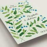 "Lily of the Valley" - Save the Dates in Mint by Claire - Detail