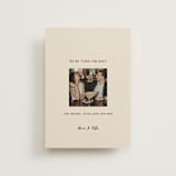 "Center Cut" - Save the Dates in Burgundy by Ani Somi - Front