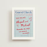 "guest check" - Save the Dates in Mint by Jennifer Lew - Front