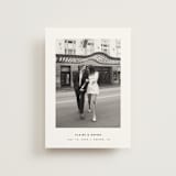 "Framed Minimalist" - Save the Dates in Silk by Kelly Schmidt - Front