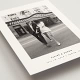 "Framed Minimalist" - Save the Dates in Silk by Kelly Schmidt - Detail