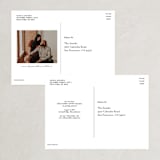 "Simple Sprigs" - Save the Dates in Cloud by Erin Deegan - Back of Card