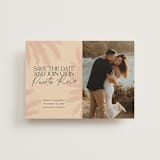 "Destination Dream" - Save the Dates in Sand by Inkblot Design - Front