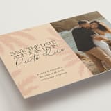"Destination Dream" - Save the Dates in Sand by Inkblot Design - Detail