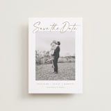 "Flash Dance" - Save the Dates in Ivory by AK Graphics - Front