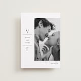 "Initial Attraction" - Save the Dates in Ebony by Kaydi Bishop - Front