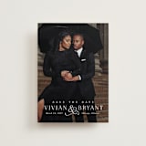 "And here we are" - Save the Dates in Marble by Lea Delaveris - Front