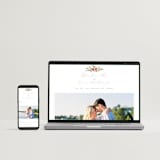 "Foliage Crest" - Save the Dates in Mulberry by Everett Paper Goods - FREE Wedding Website