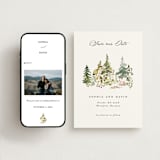 "Great Outdoors" - Save the Dates in Forest by Petra Kern - Free Wedding Website