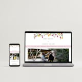 "Wildflower wreath" - Save the Dates in Peony by Yaling Hou Suzuki - Free Wedding Website