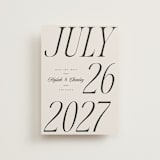 "Grand" - Save the Dates in Ivory by Melanie Kosuge - Front