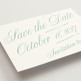 "Sullivans" - Save the Dates in Mint Julep by Alston Foster - Detail