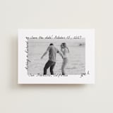 "Showered" - Save the Dates in Graphite by Claudia Orengo - Front