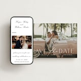"A fun ride" - Save the Dates in Snow by Yaling Hou Suzuki - Free Wedding Website