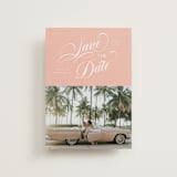 "Palm Springs" - Save the Dates in Peach by Morgan Kendall - Front