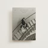 "In Line" - Save the Dates in Noir by Tamara Hilje - Front
