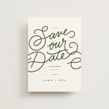 "Easy Lettering" - Save the Dates in Ivy by Adelyn T. - Front