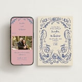 "Santa Catalina" - Save the Dates in Marseille Blue by Ani Somi - Free Wedding Website