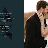 "Centro" - Save the Dates in Midnight by Up Up Creative - Detail