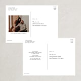 "There Will Be a Party" - Save the Dates in Terracotta by Amy Payne - Back of Card